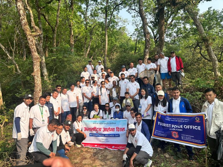 Pokhara Celebrates International Wellness Day 2026 with Trekking, Cleanliness Drive & Collective Meditation