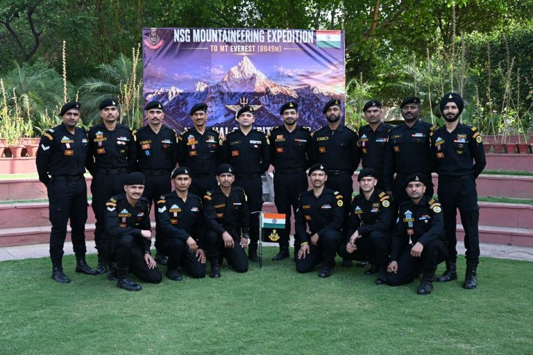 India’s Elite NSG “Black Cats” Successfully Summitted Everest in Just 20 Days