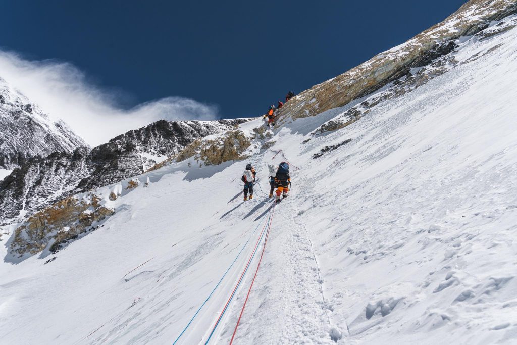 Rope Fixing Team Reaches South Col on Mt Everest