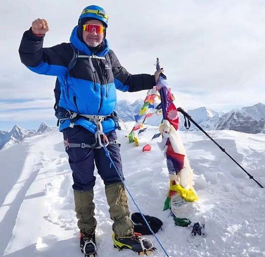 Mera Peak Victory: Kazakh Adventurer Reaches Himalayan Summit