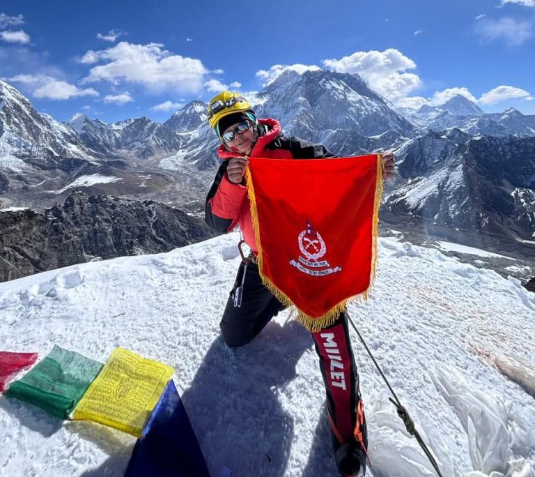 APF’s Nim Diki Sherpa Summits Everest, Marking Historic Achievement for Women Climbers