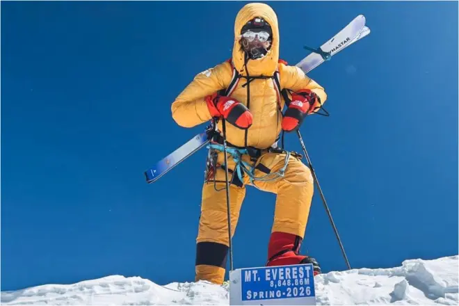 Bartek Ziemski Creates History with Daring Oxygen-Free Ski Descents of Everest and Lhotse