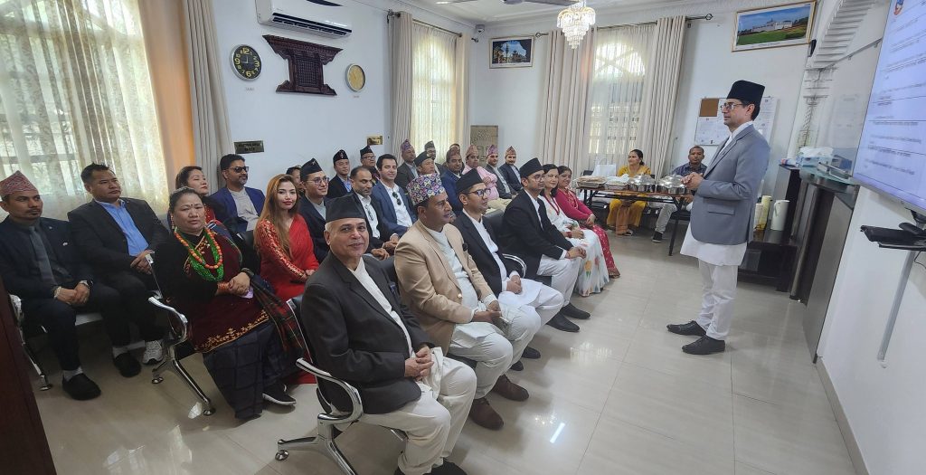Nepal Embassy in Muscat Organizes Peace Walk