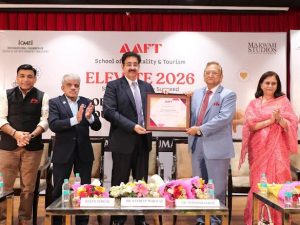 Tourism Icon Dr. Subhash Goyal Appointed Dean Industry at AAFT During ELEVATE 2026