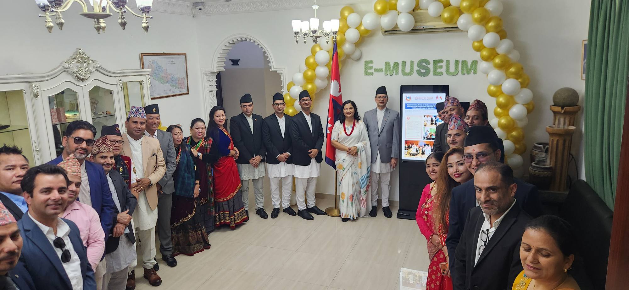 Nepal Embassy in Muscat Organizes Peace Walk, Beach Cleaning and Republic Day Celebrations Alongside e-Museum Launch
