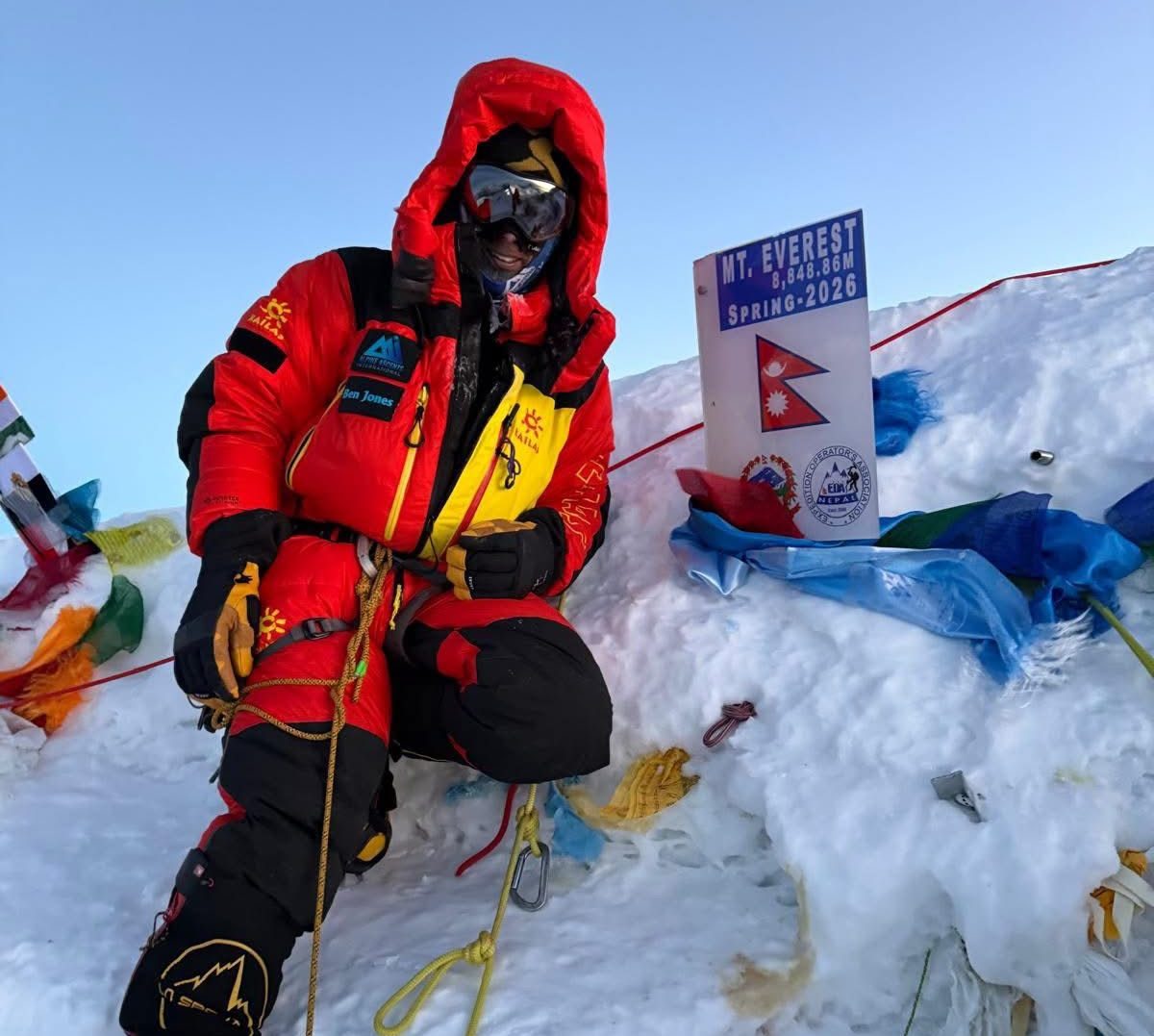 Veteran Guide Ben Jones Summits Everest for 11th Time with SNT Expedition