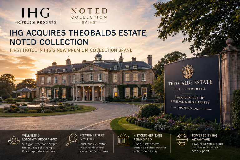 IHG Expands Premium Portfolio with Acquisition of Historic Theobalds Estate in UK