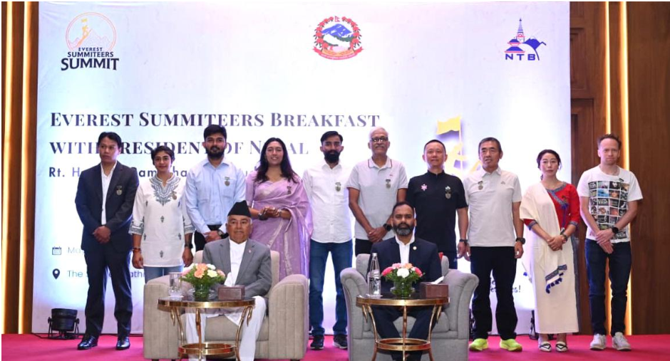 President Paudel Calls for Sustainable Himalayan Tourism and Strong Climate Action