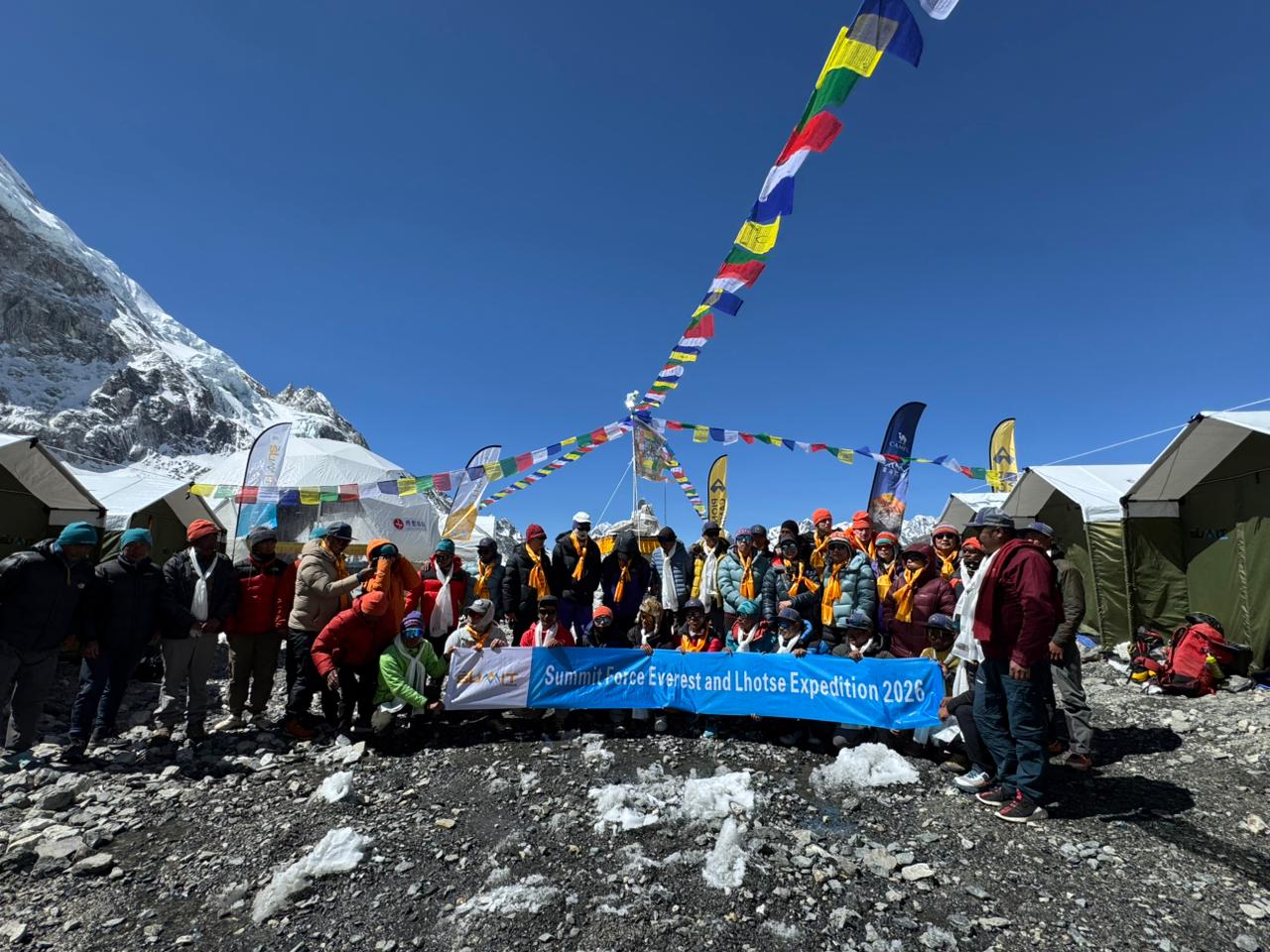 Summit Force Everest Team Achieves Full Success as All 28 Members Reach Everest Summit