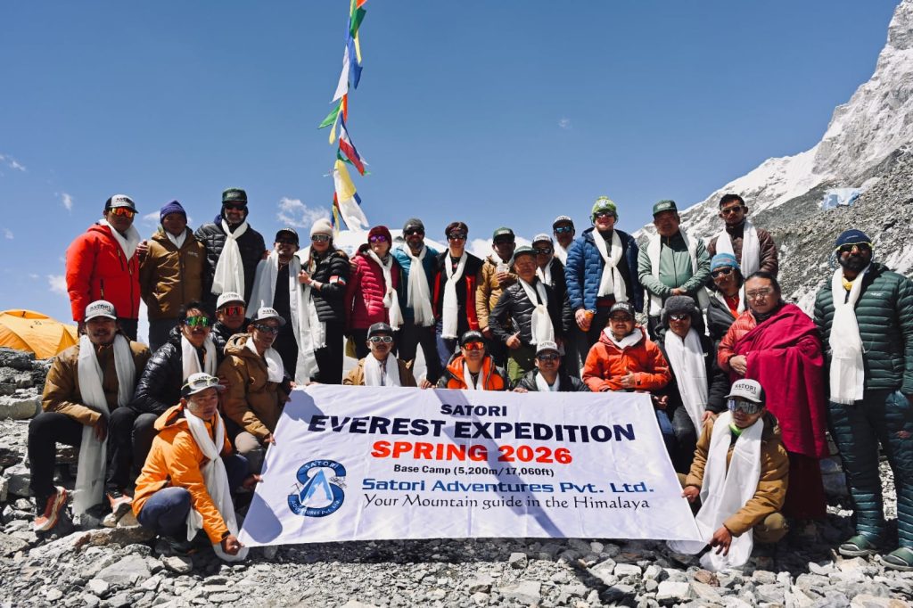 22 Climbers from Satori Adventures Summit Mount Everest, Purnima Shrestha Marks Sixth Ascent
