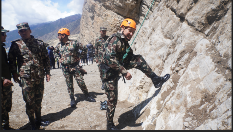 Nepal Army Launches Two-Day High-Altitude Search and Rescue Exercise in Mustang
