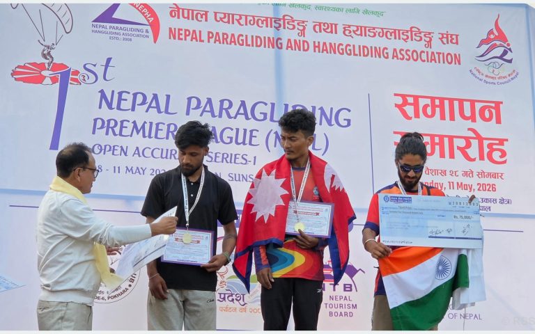 International Paragliding Premier League Concludes in Dharan