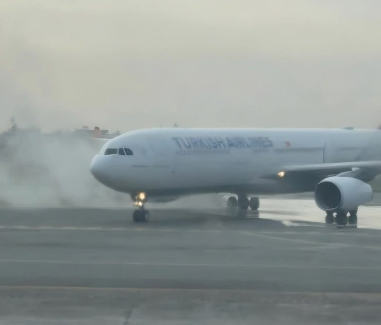 Turkish Airlines Aircraft Catches Fire During Landing at TIA