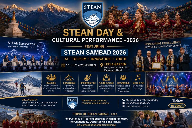 STEAN Day Cultural Performance 2026 to Celebrate Sherpa Heritage and Spark Youth Tourism Dialogue