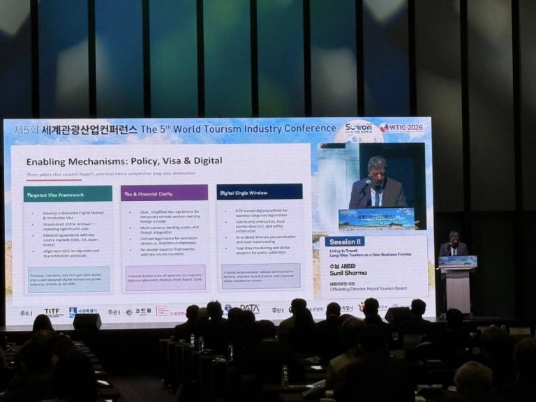 Nepal Tourism Board Participates in WTIC 2026 and SITF 2026 in South Korea