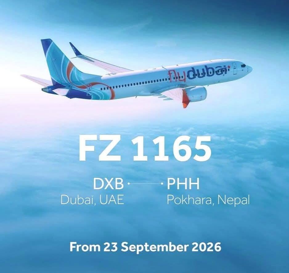 Pokhara International Airport Set to Launch Regular Commercial Flights to Dubai from September 23