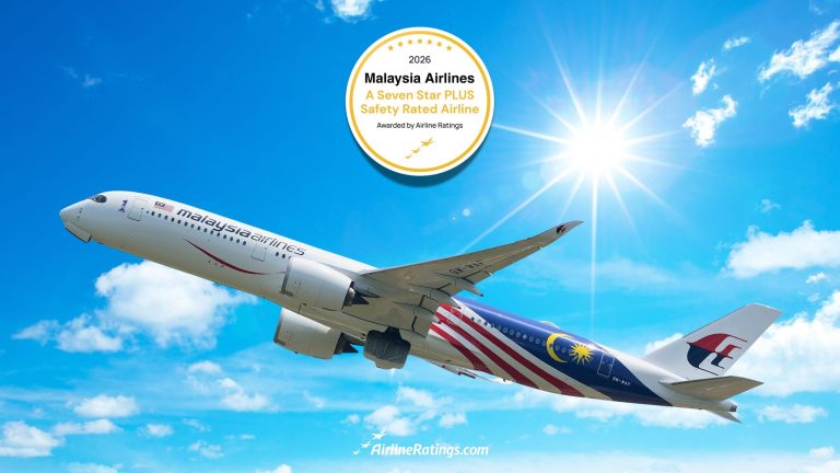 Malaysia Airlines Earns Prestigious Seven Star PLUS Safety Rating, Joining World’s Safest Airlines
