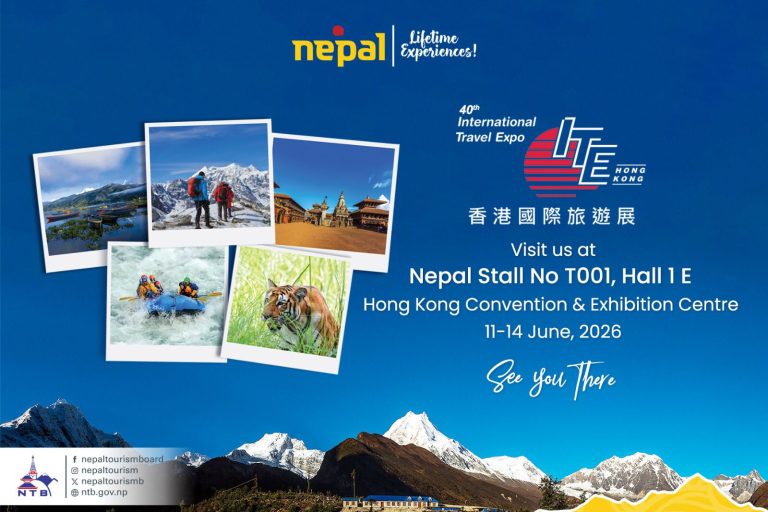 Nepal Tourism Board Showcases Himalayas at ITE Hong Kong 2026 with Eight Leading Travel Companies