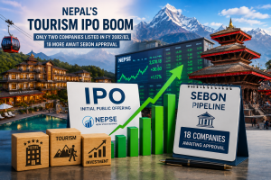 Nepal’s Tourism IPO Boom: Only Two Companies Listed in FY 2082/83, 18 More Await SEBON Approval