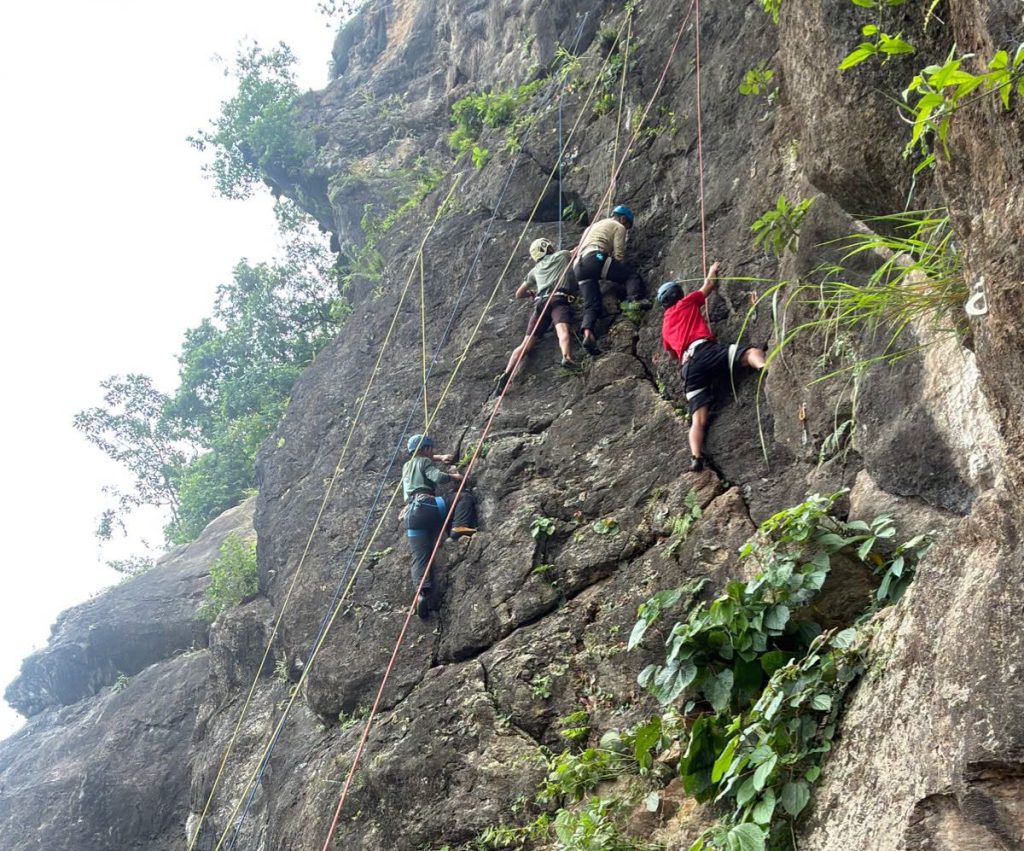 NMA Concludes Three-Day Rock Climbing Training in Tanahun
