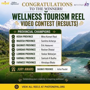 Nepal Tourism Board Announces Winners of Wellness Reel Contest 2026