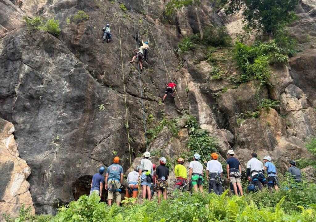 NMA Concludes Three-Day Rock Climbing Training in Tanahun