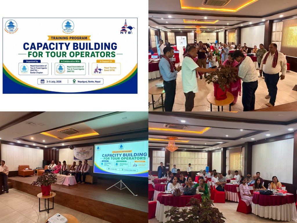 NATTA Launches Three-Day Capacity Building Training for Tour Operators in Nepalgunj