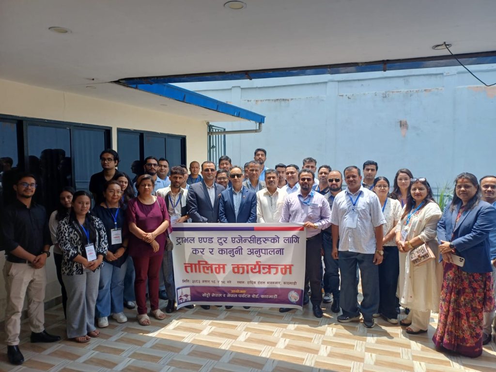 Nepal Tourism Board and SOTTO Nepal Launch Tax and Legal Compliance Training for Travel Agencies