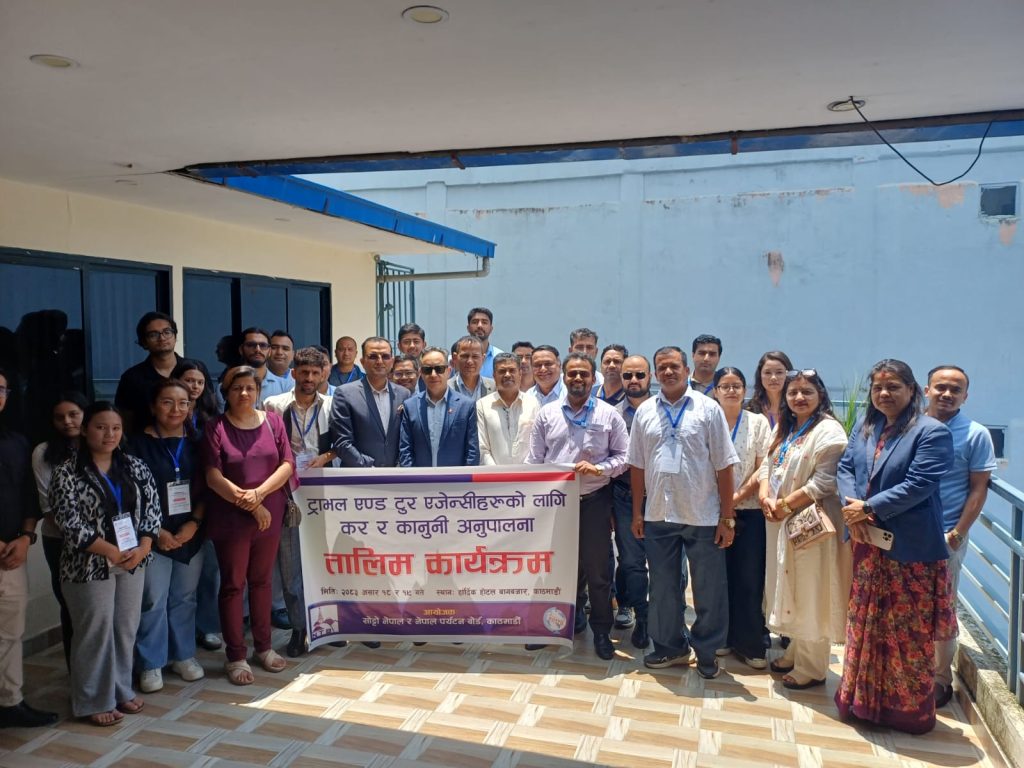 Nepal Tourism Board and SOTTO Nepal Launch Tax and Legal Compliance Training for Travel Agencies