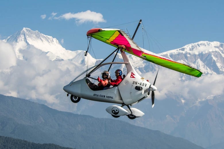 Ultralight Flights in Pokhara: Soar Above the Himalayas Like a Bird