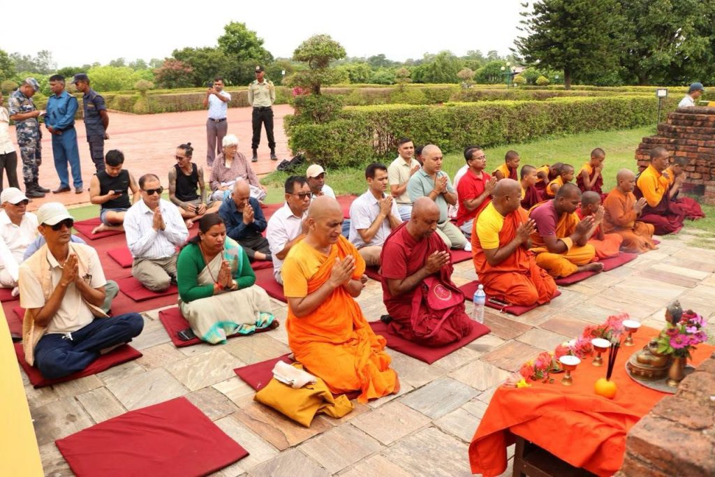 Special Peace Prayer Held in Lumbini as Nepal Grapples with Social Unrest