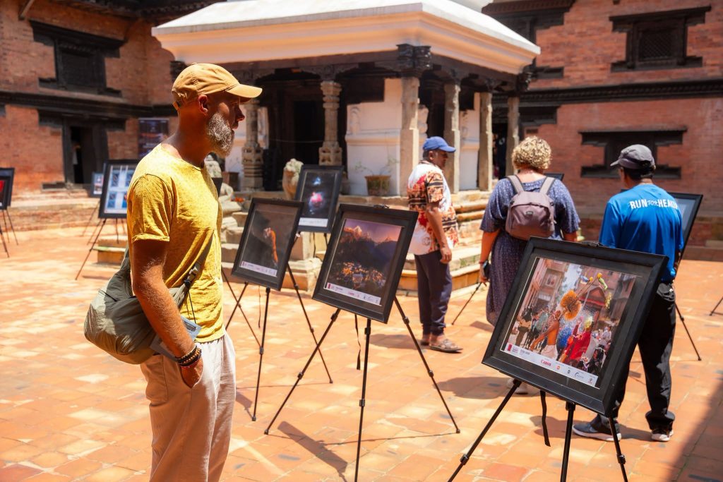 Foreign Tourists Showcase Nepal’s Beauty Through Photography at Patan Museum