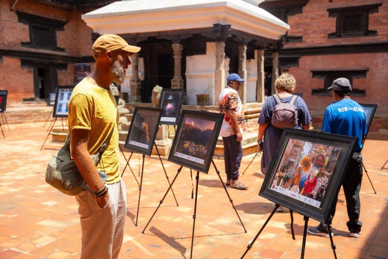 Foreign Tourists Showcase Nepal’s Beauty Through Photography at Patan Museum