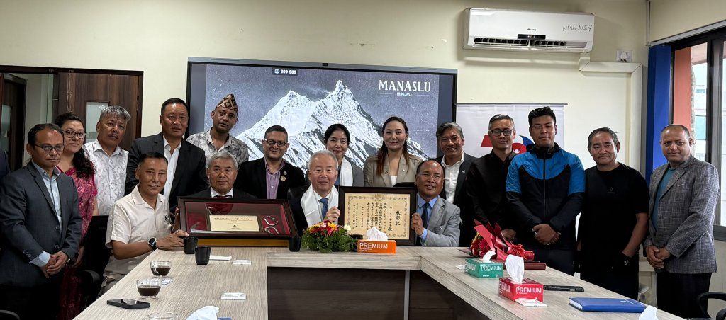 Japan’s Ambassador Honors Nepal Mountaineering Association for Role in Manaslu Platinum Jubilee