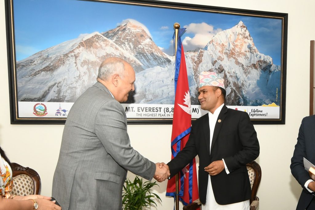 Moroccan Officials Meet Minister Paudel, Discuss Tourism Cooperation