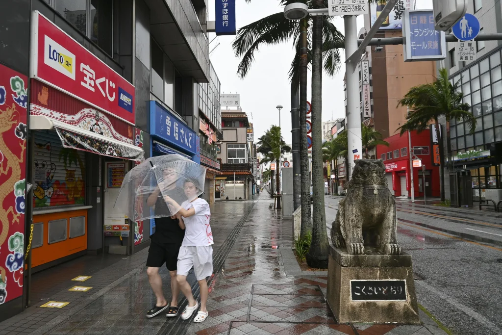 China Shuts Schools and Tourist Sites as Typhoon Dolphin Approaches Eastern Coast
