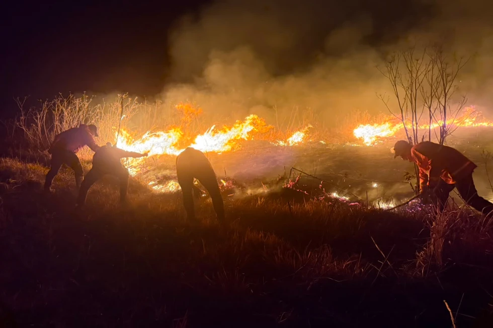 Wildfire Forces Bromo Tengger Semeru National Park Closure in Indonesia