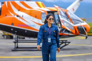 Captain Priya Adhikari: Nepal’s First Female Helicopter Captain Who Became a Lifeline in the Rasuwa Flood Rescue