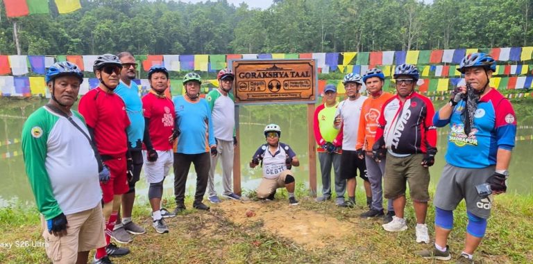 Cycling Campaign Promotes Gorakshya Taal as an Emerging Tourist Destination