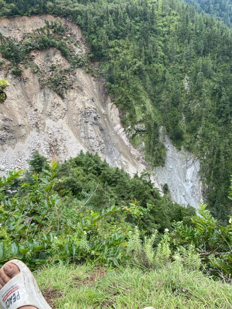 Major Landslide In Chhekampar Raises Fresh Safety Concerns For Mountain Tourism In Gorkha