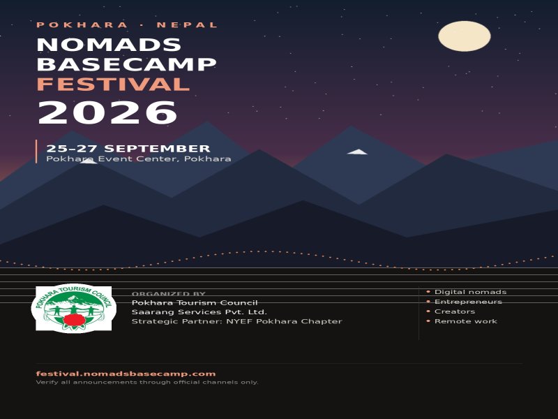 Nomads Basecamp 2026 to Ignite Digital Nomad Movement in Pokhara