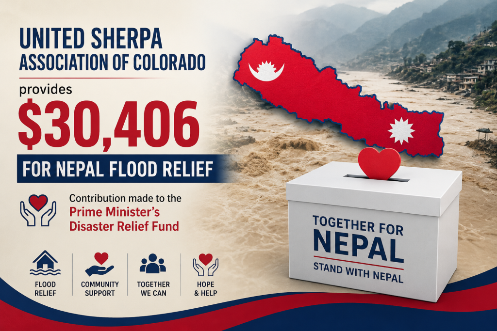 USAC Sends $30,406 to Nepal Flood Relief Fund