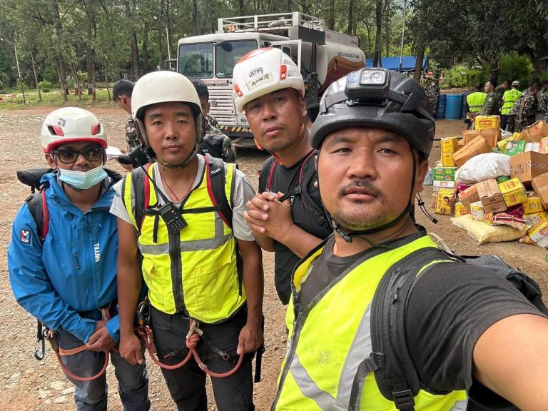 NNMGA and NMIA Search & Rescue Team Begins Operation in Flood-Hit Chilime Hydropower Area