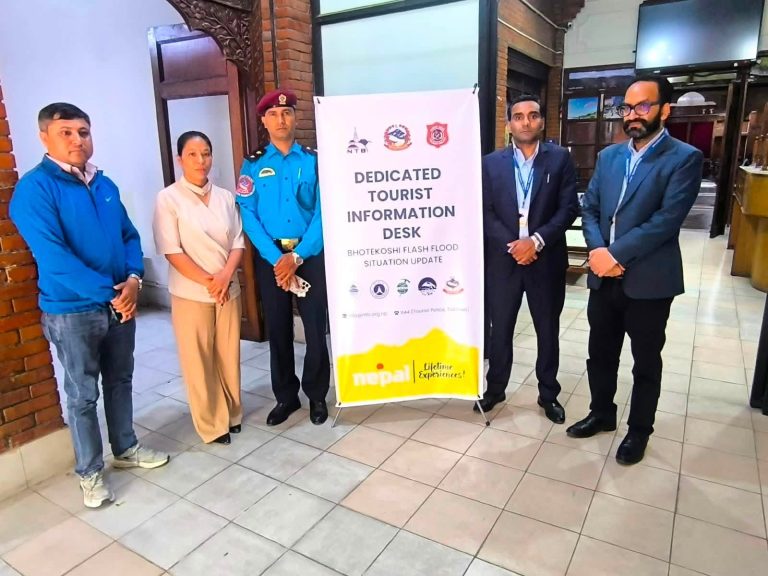 NTB Operates Dedicated Help Desks at Bhrikutimandap and Tribhuvan International Airport Following Floods