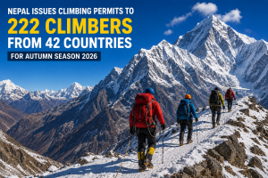 Nepal Issues Climbing Permits to 222 Foreign Mountaineers for Autumn 2026