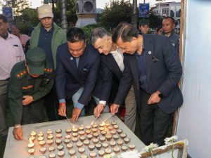 Hotel Association Nepal Holds Lamp-Lighting Ceremony to Honour Bhotekoshi Flood Victims