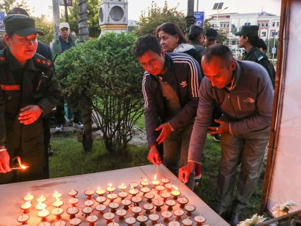 Hotel Association Nepal Holds Lamp-Lighting Ceremony to Honour Bhotekoshi Flood Victims