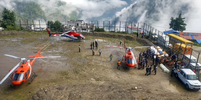 10 Helicopters Reserved for Rescue, Others Return to Tourism Service