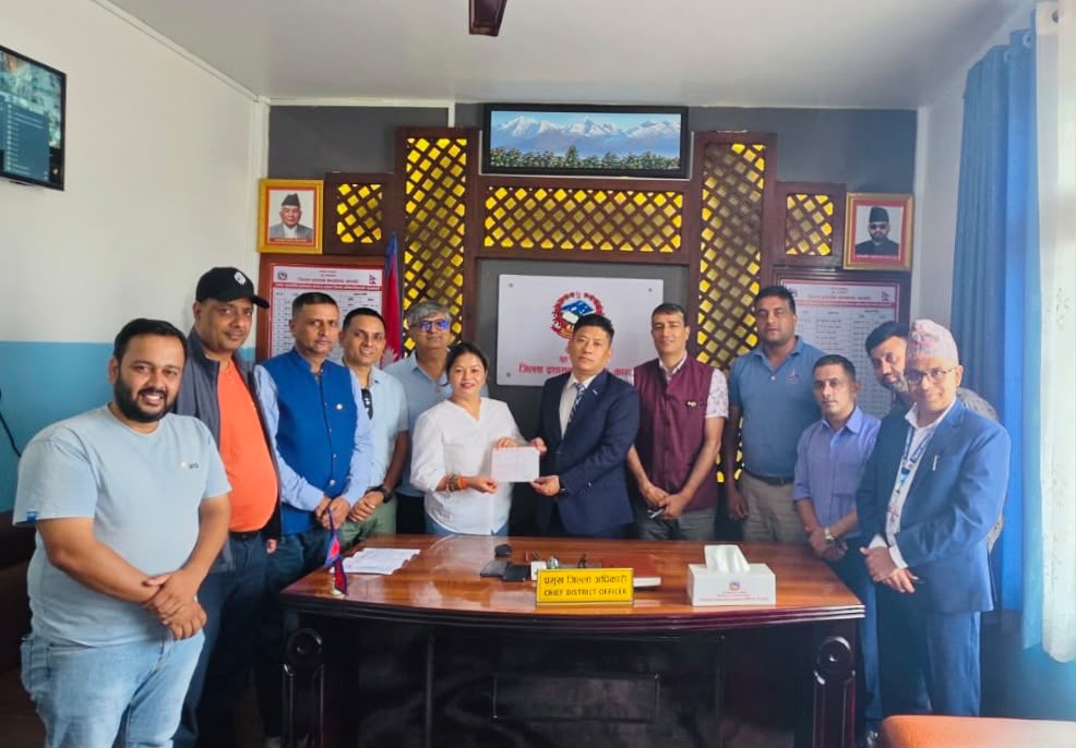NATTA Gandaki Contributes Rs. 176,319 to PM Disaster Relief Fund for Rasuwa Flood Victims