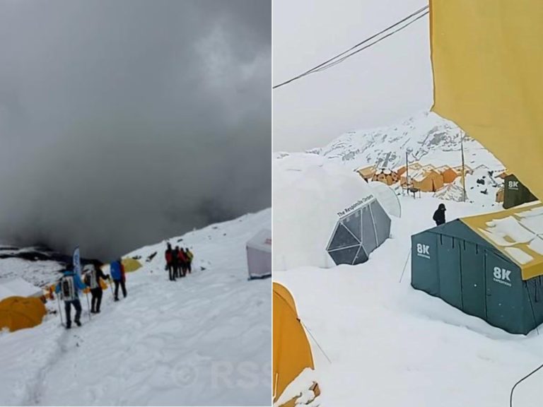 Heavy Snow Forces Manaslu Climbers to Abandon Summit Push